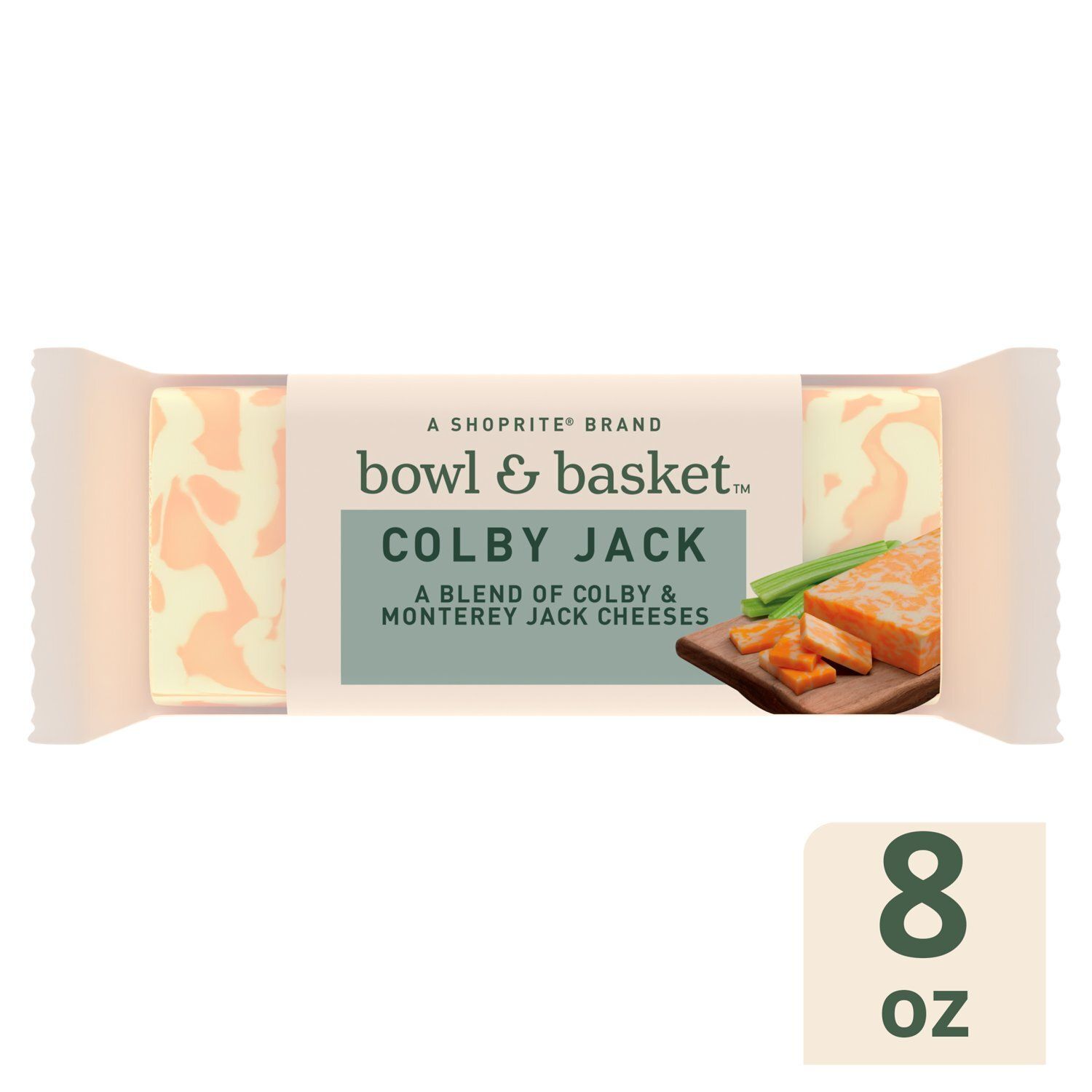 Bowl &amp; Basket Colby Jack Natural Cheese, 8 oz