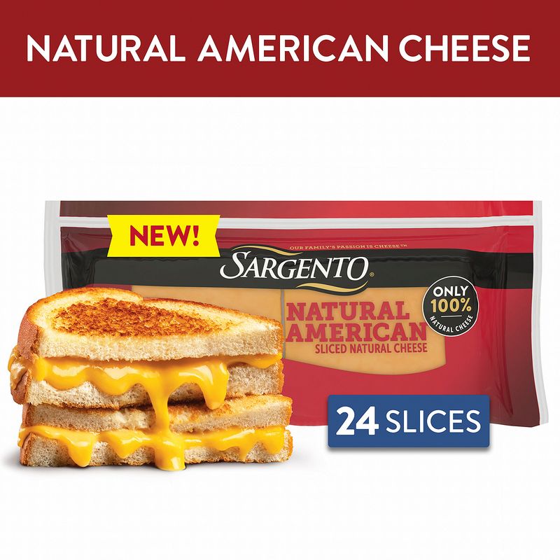 Sargento Natural American Sliced Cheese, 24 count, 16 oz