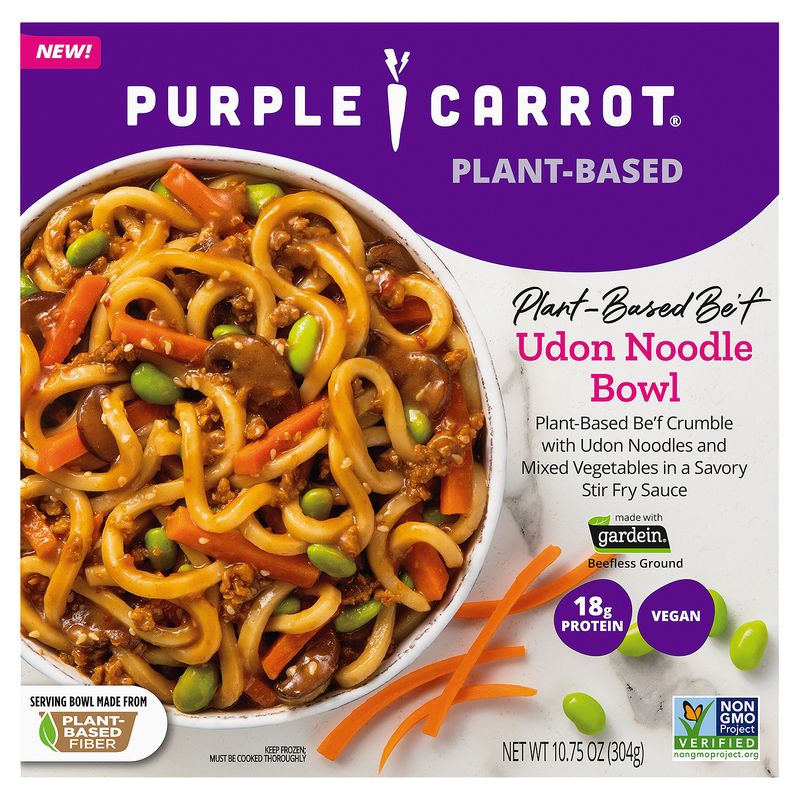 Purple Carrot Plant-Based Be&#39;f Udon Noodle Bowl, 10.75 oz