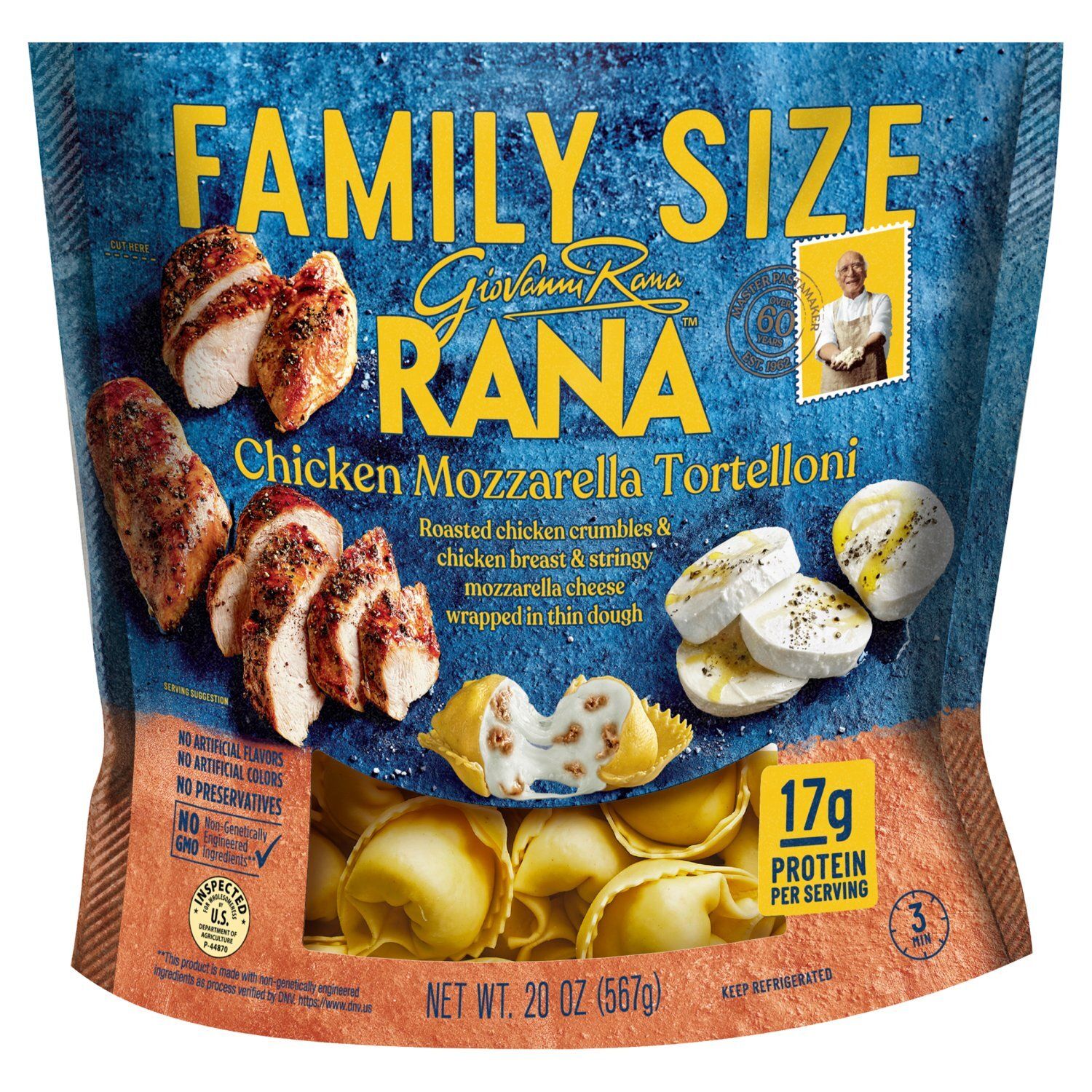 Rana Chicken Mozzarella Tortelloni Family Size, 20 oz