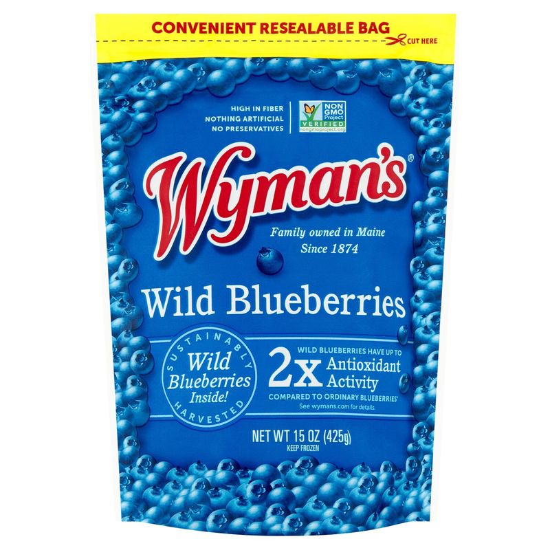 Wyman&#39;s Wild Blueberries, 15 oz