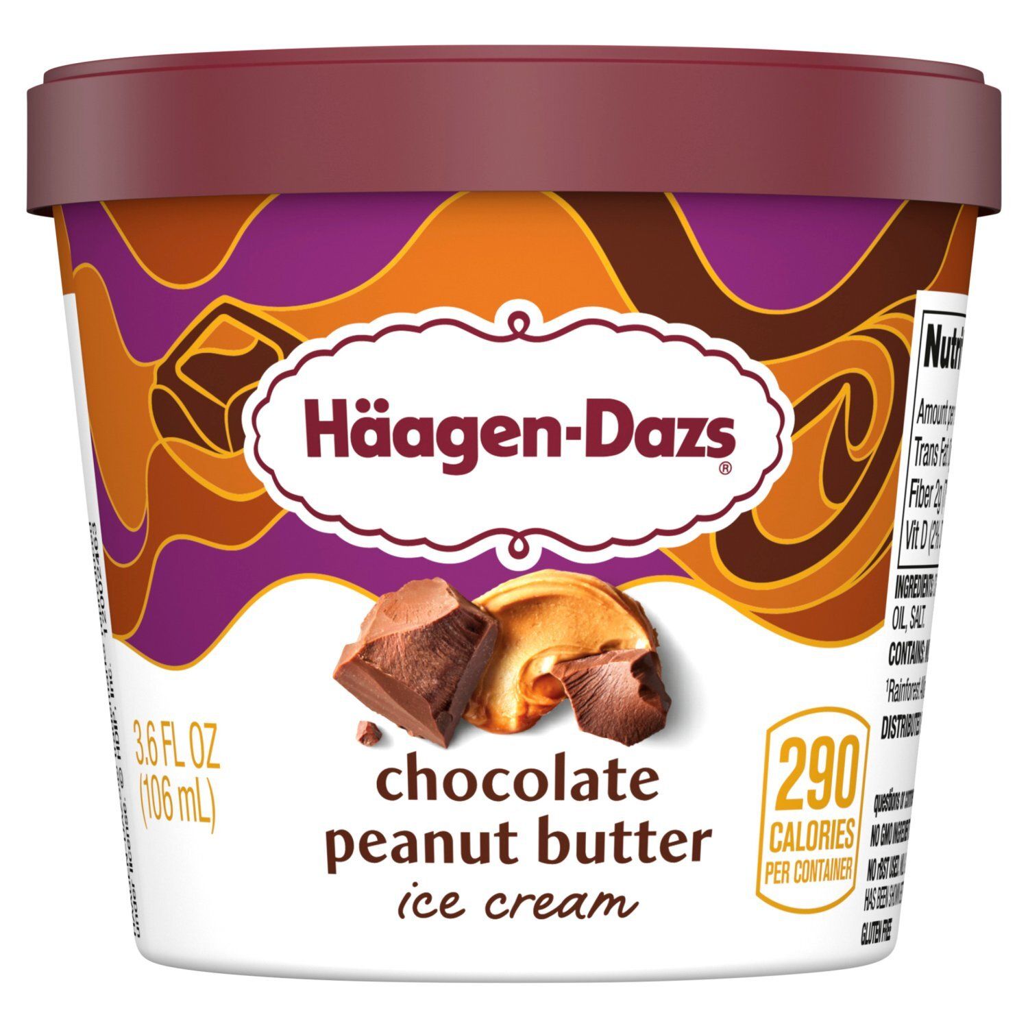 Häagen-Dazs Chocolate Peanut Butter Ice Cream, 3.6 fl oz