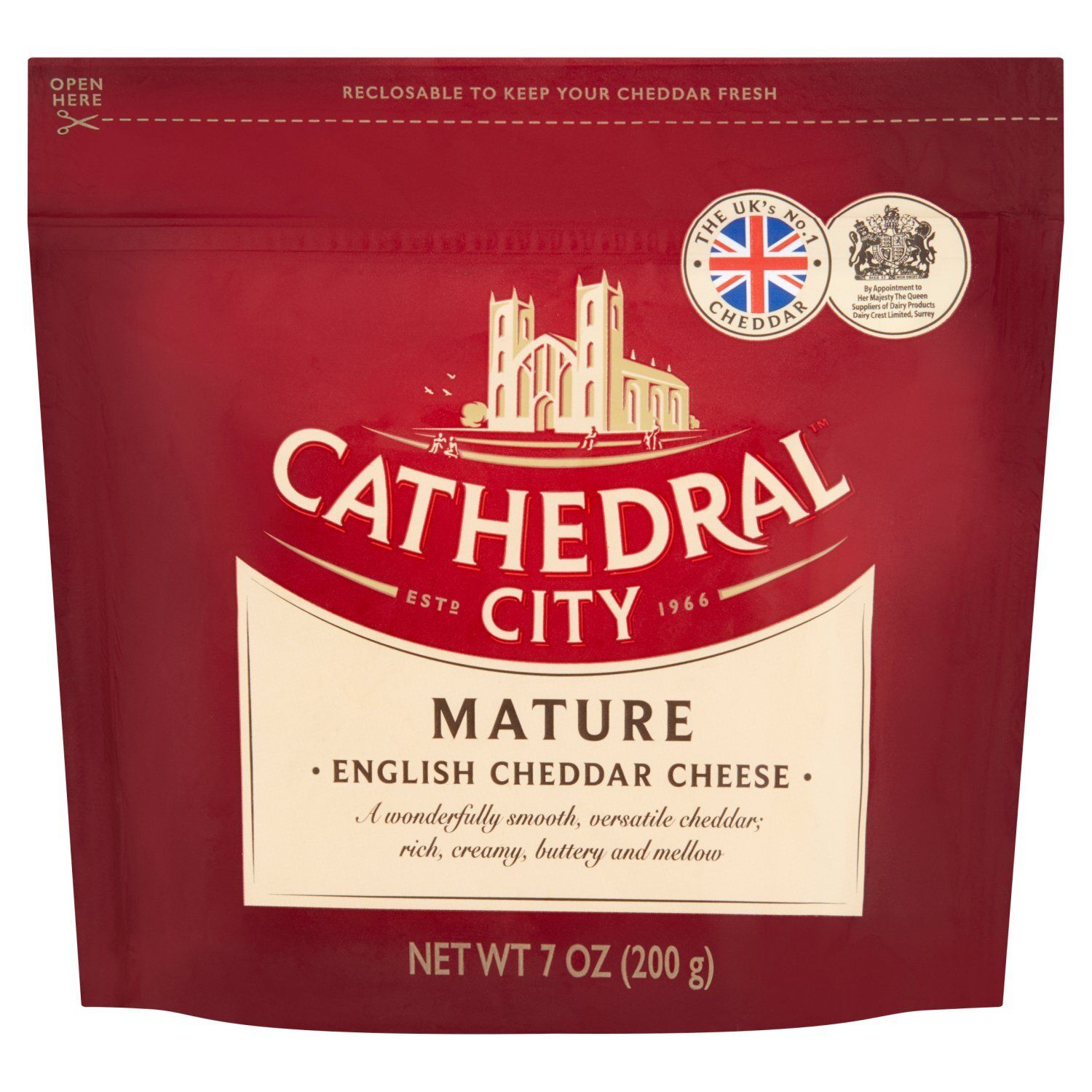 Cathedral City Mature English Cheddar Cheese, 7 oz