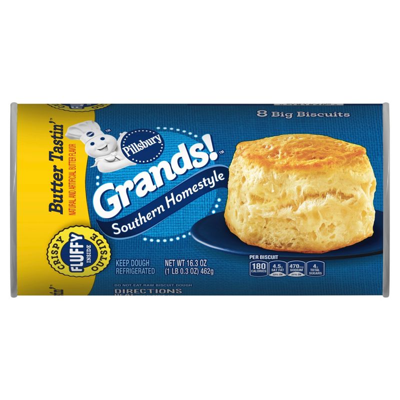 Pillsbury Grands! Southern Homestyle Butter Tastin&#39; Big Biscuits, 8 count, 16.3 oz