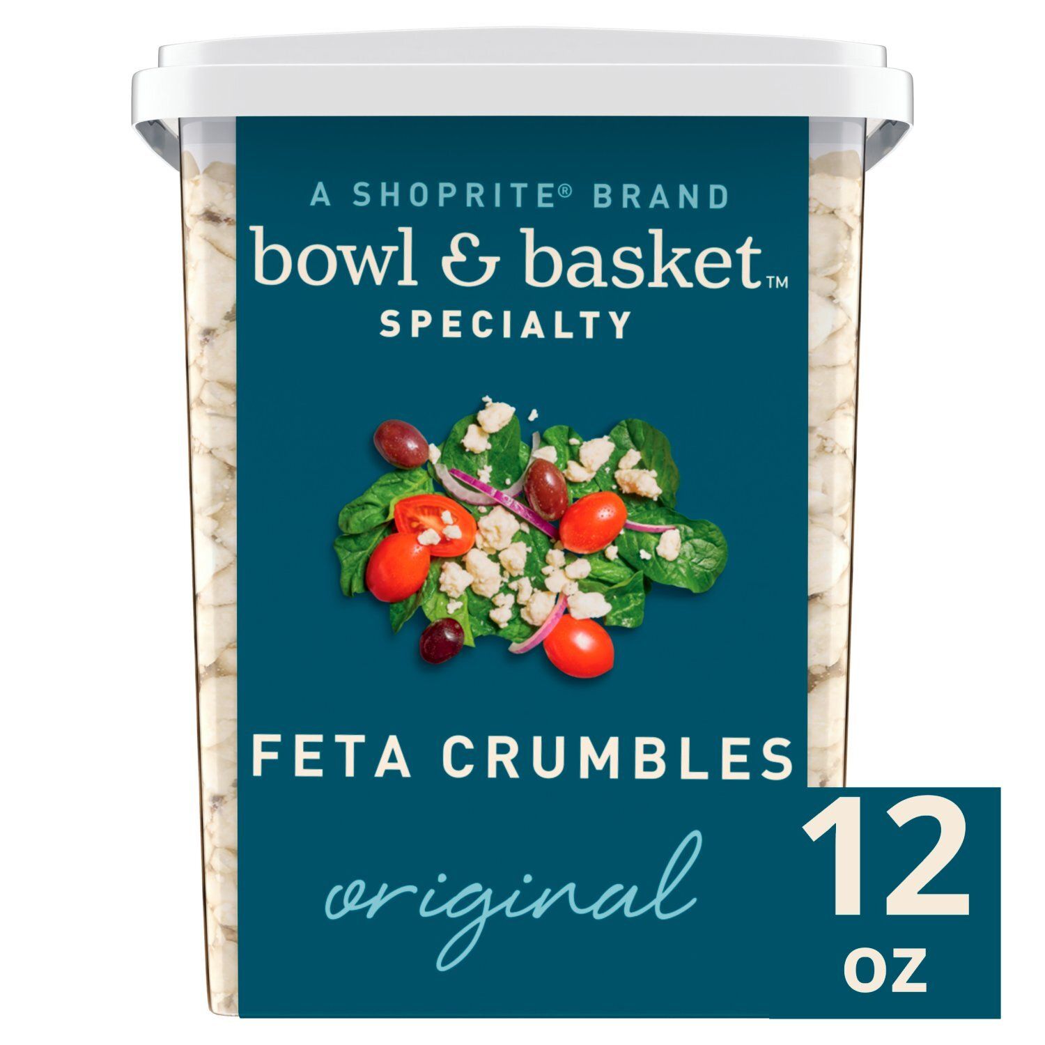 Bowl &amp; Basket Specialty Original Feta Crumbles, 12 oz