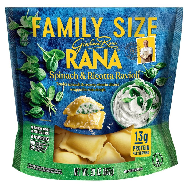 Rana Spinach &amp; Ricotta Ravioli Family Size, 20 oz