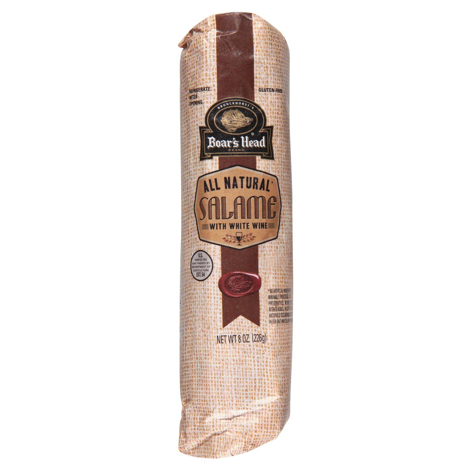 Boar&#39;s Head All Natural Salame with White Wine, 8 oz