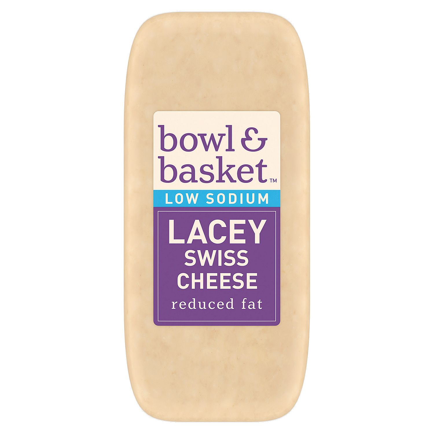 Bowl &amp; Basket Reduced Fat Low Sodium Lacey Swiss Cheese