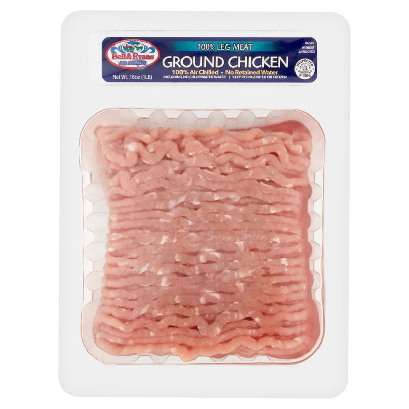 Bell &amp; Evans 100% Leg Meat Ground Chicken, 16 oz