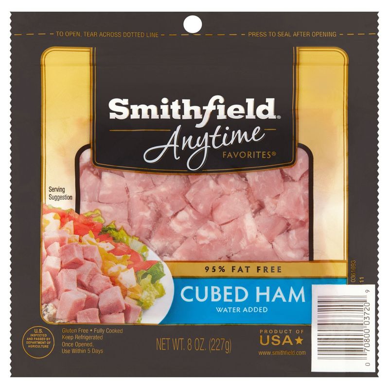 Smithfield Anytime Favorites Cubed Ham, 8 oz