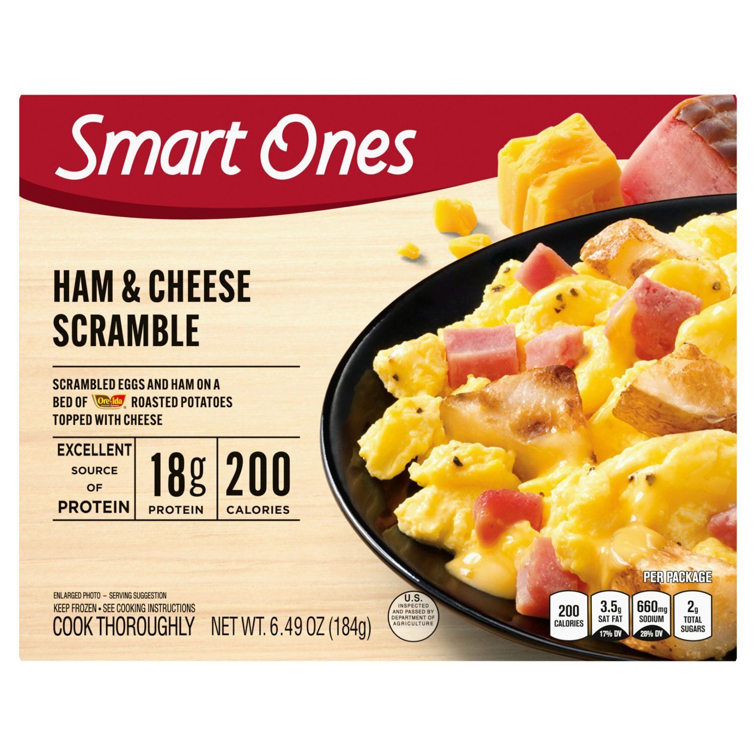 Smart Ones Ham &amp; Cheese Scramble, 6.49 oz