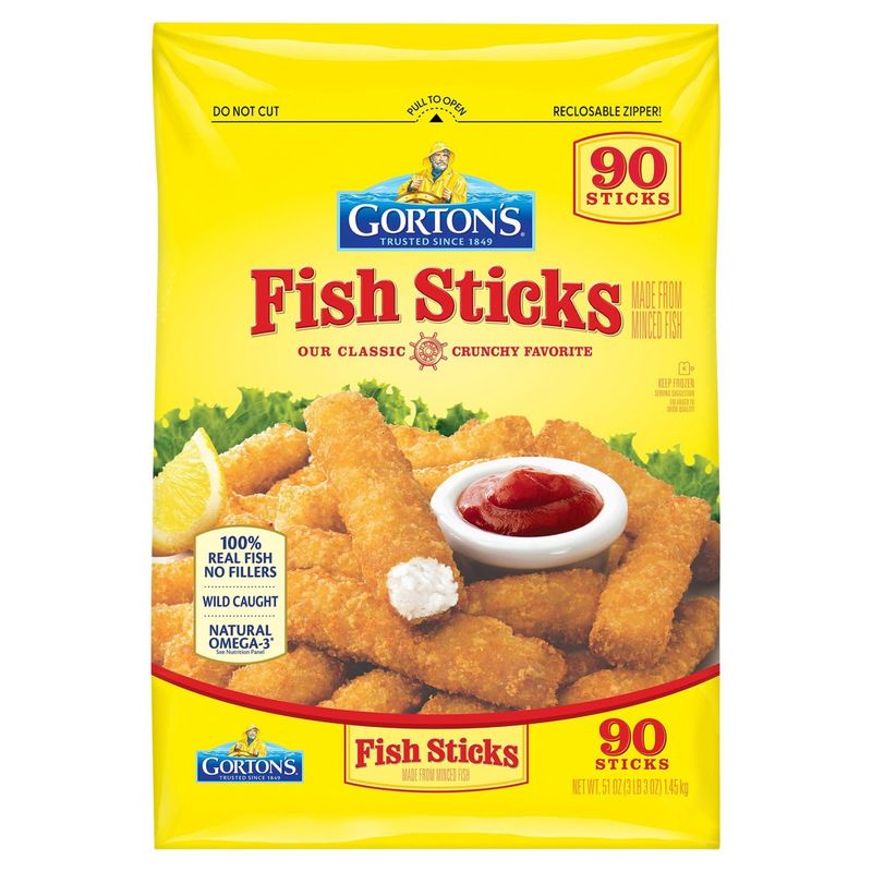 Gorton&#39;s Fish Sticks, 90 count, 51 oz