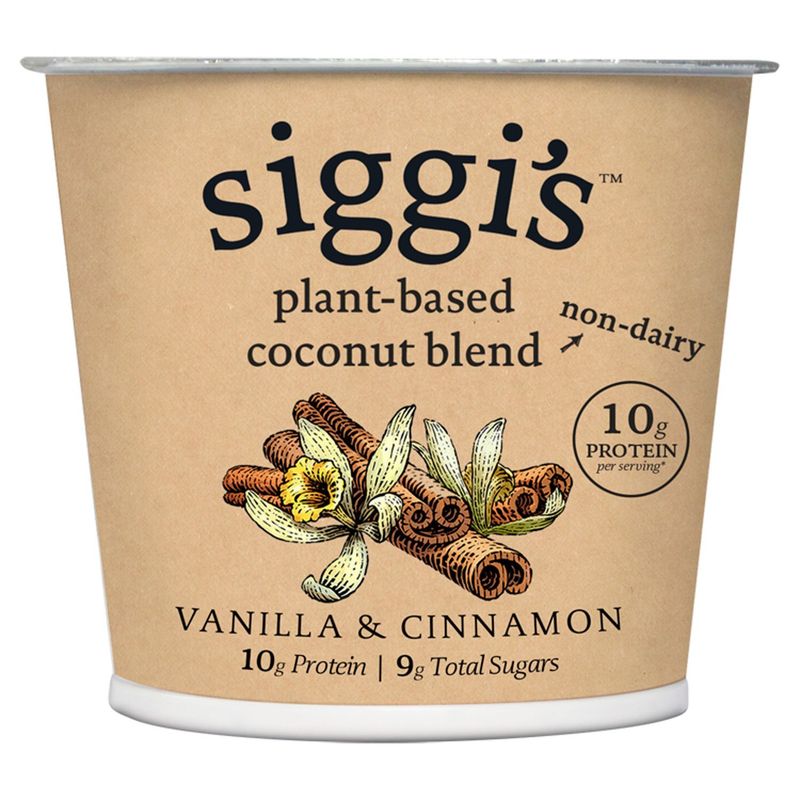 Siggi&#39;s® Plant-Based Coconut Blend, Vanilla Cinnamon, 5.3 oz. Cup