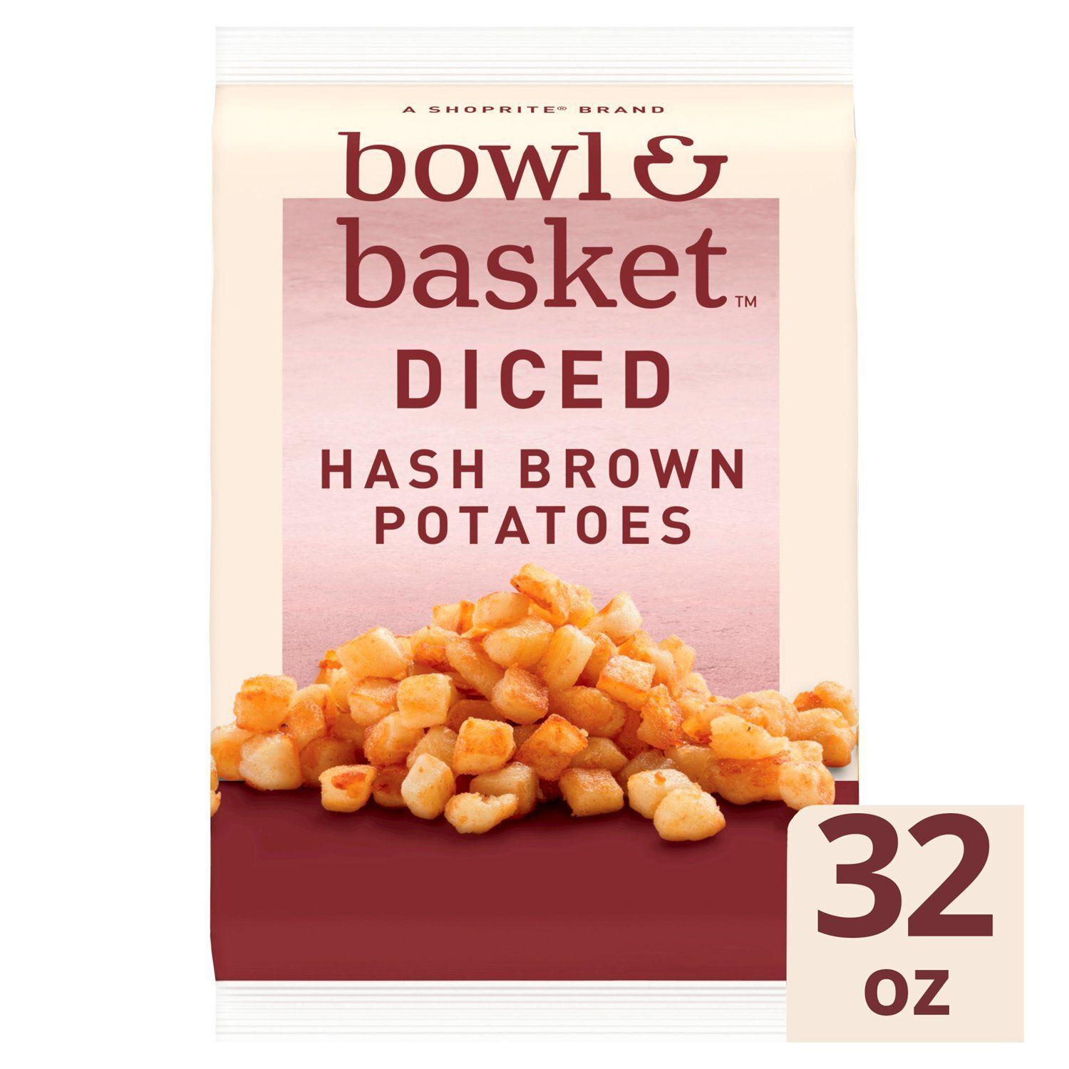 Bowl &amp; Basket Diced Hash Brown Potatoes, 32 oz