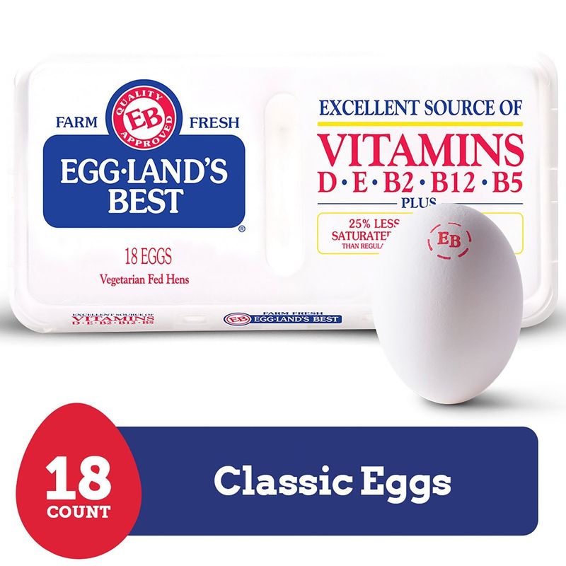 Eggland&#39;s Best Eggs, Extra Large, 18 count
