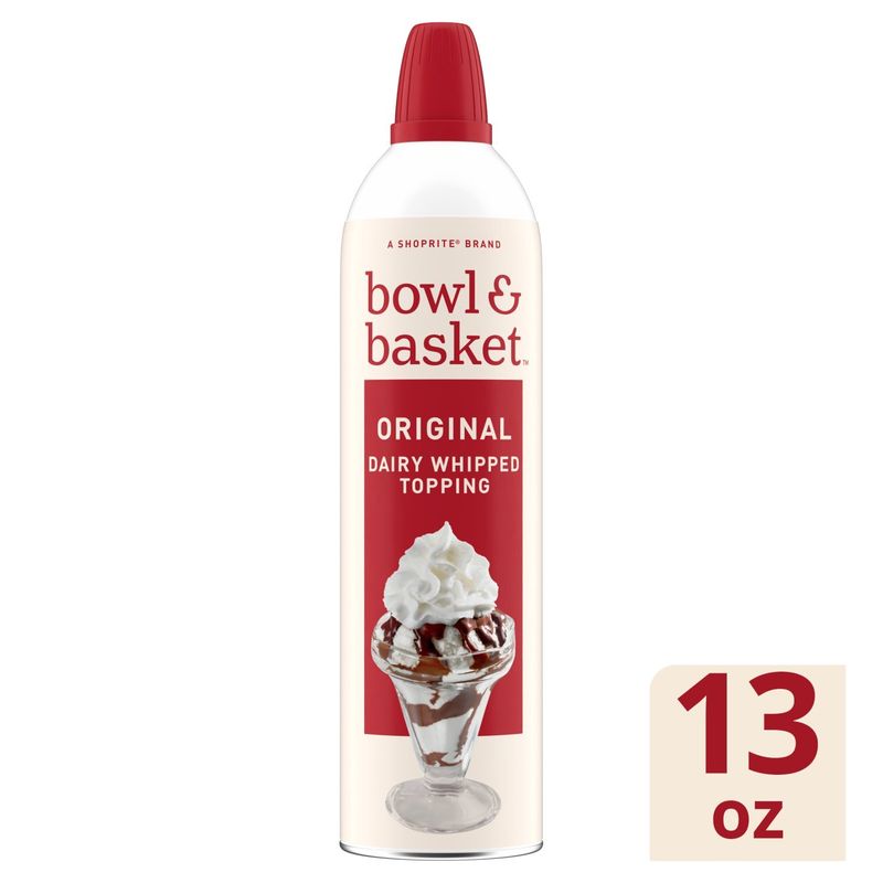 Bowl &amp; Basket Original Dairy Whipped Topping, 13 oz