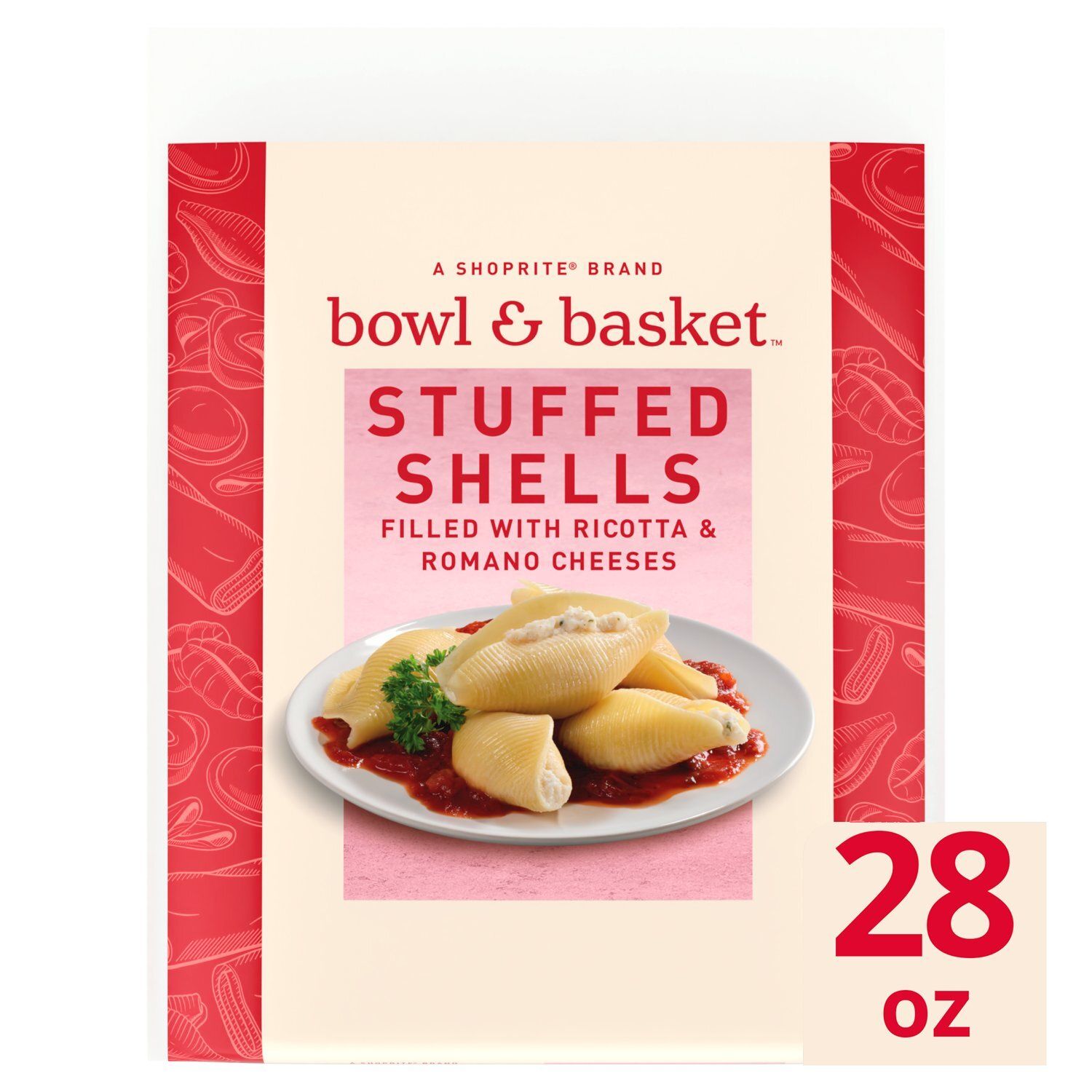 Bowl &amp; Basket Stuffed Shells Pasta, 28 oz