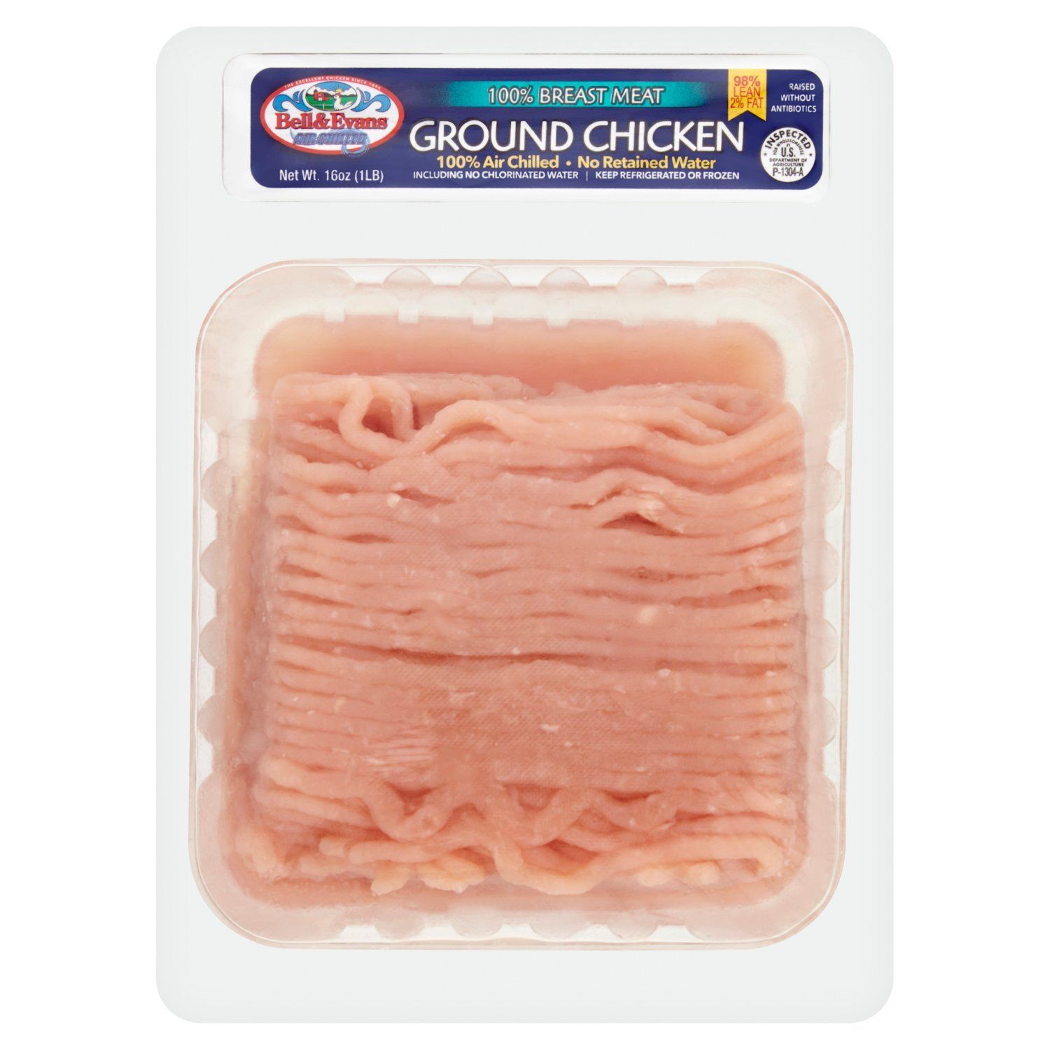 Bell &amp; Evans Ground Chicken, 16 oz