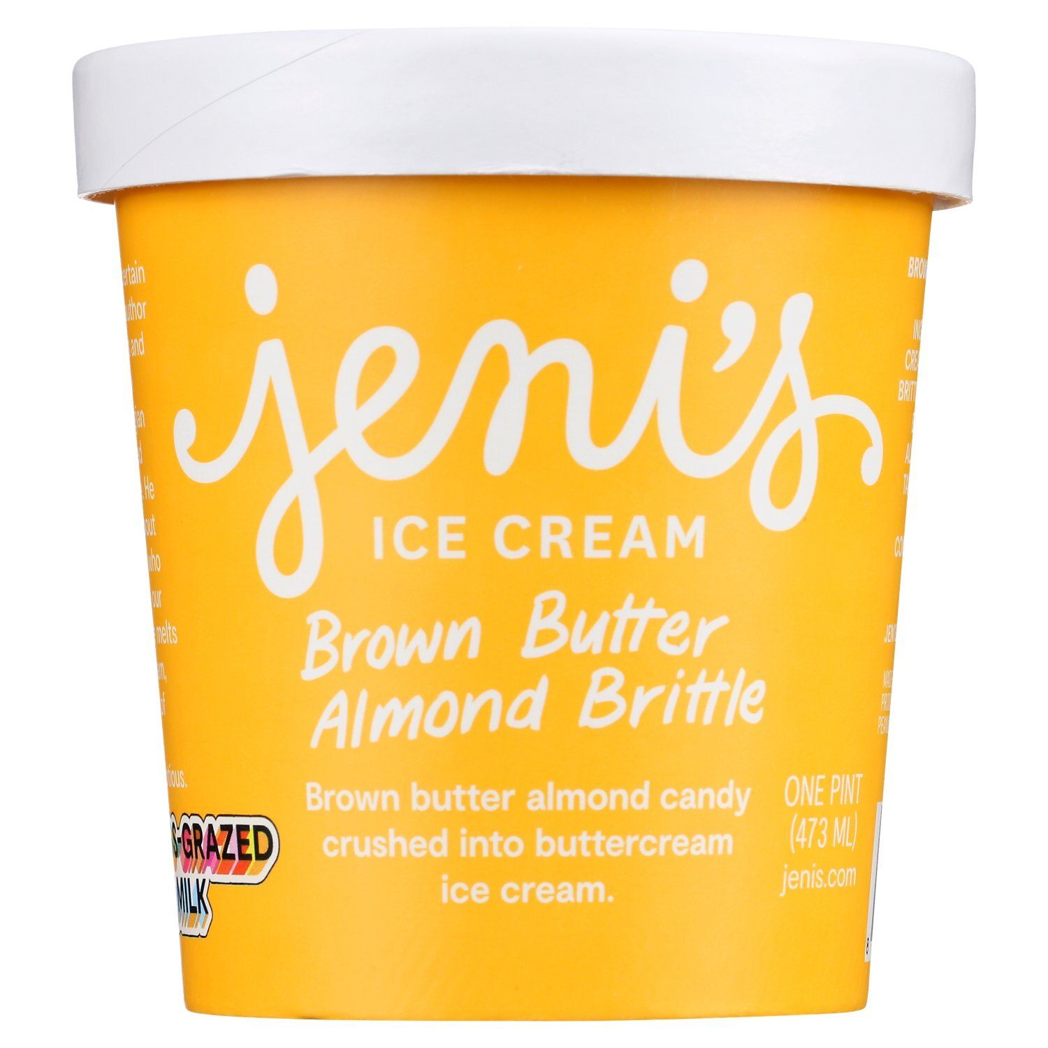 Jeni&#39;s Brown Butter Almond Brittle Ice Cream, one pint