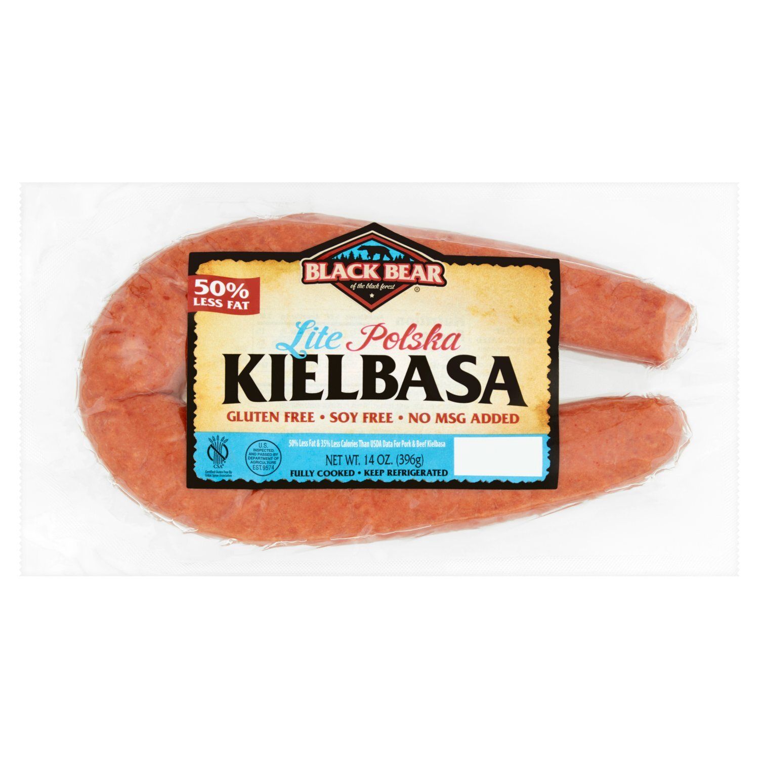 Black Bear Lite Polska Kielbasa, 14 oz