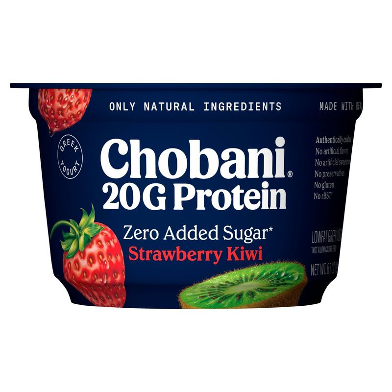 Chobani Strawberry Kiwi Lowfat Greek Yogurt, 6.7 oz