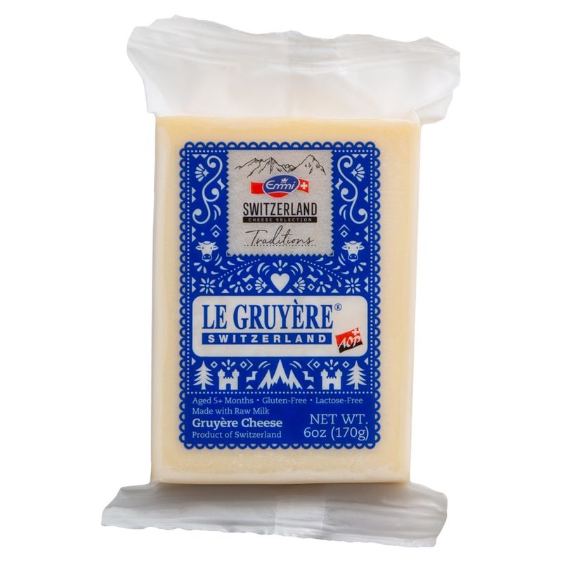 Emmi Traditions Le Gruyère Switzerland AOP Cheese, 6 oz