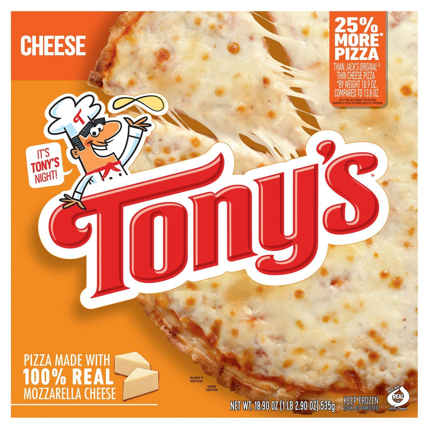 Tony&#39;s Cheese Pizza, 18.90 oz