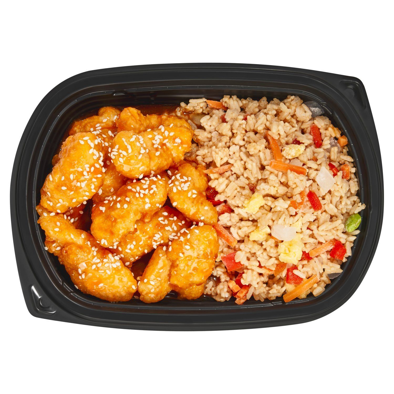 Sesame Orange Chicken &amp; Vegetable Fried Rice - Sold Cold