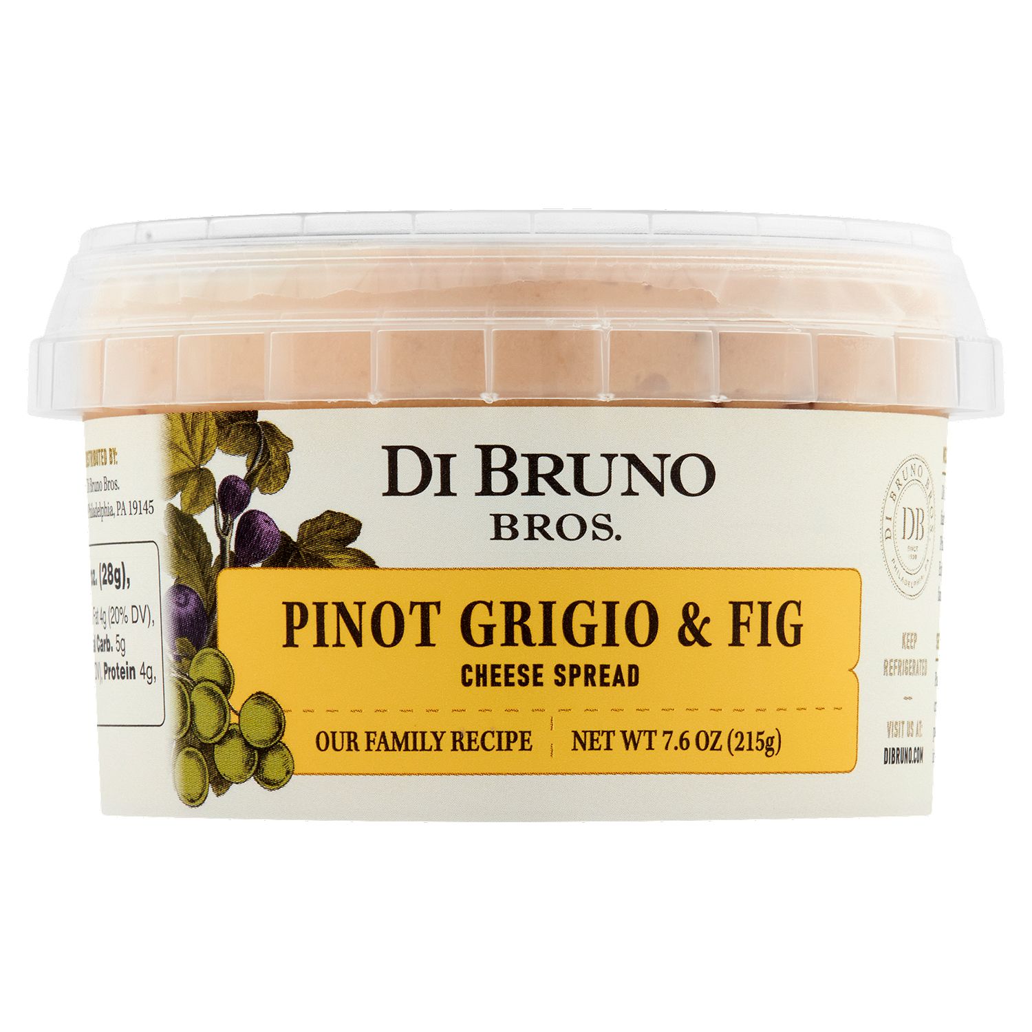 Di Bruno Bros. Pinot Grigio &amp; Fig Cheese Spread, 7.6 oz