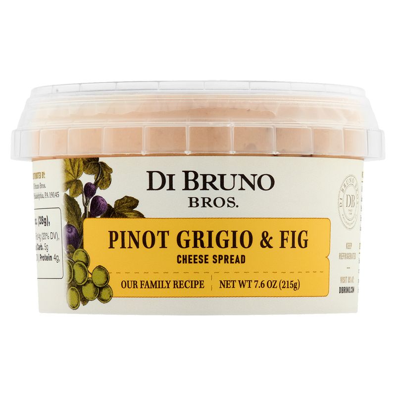 Di Bruno Bros. Pinot Grigio &amp; Fig Cheese Spread, 7.6 oz