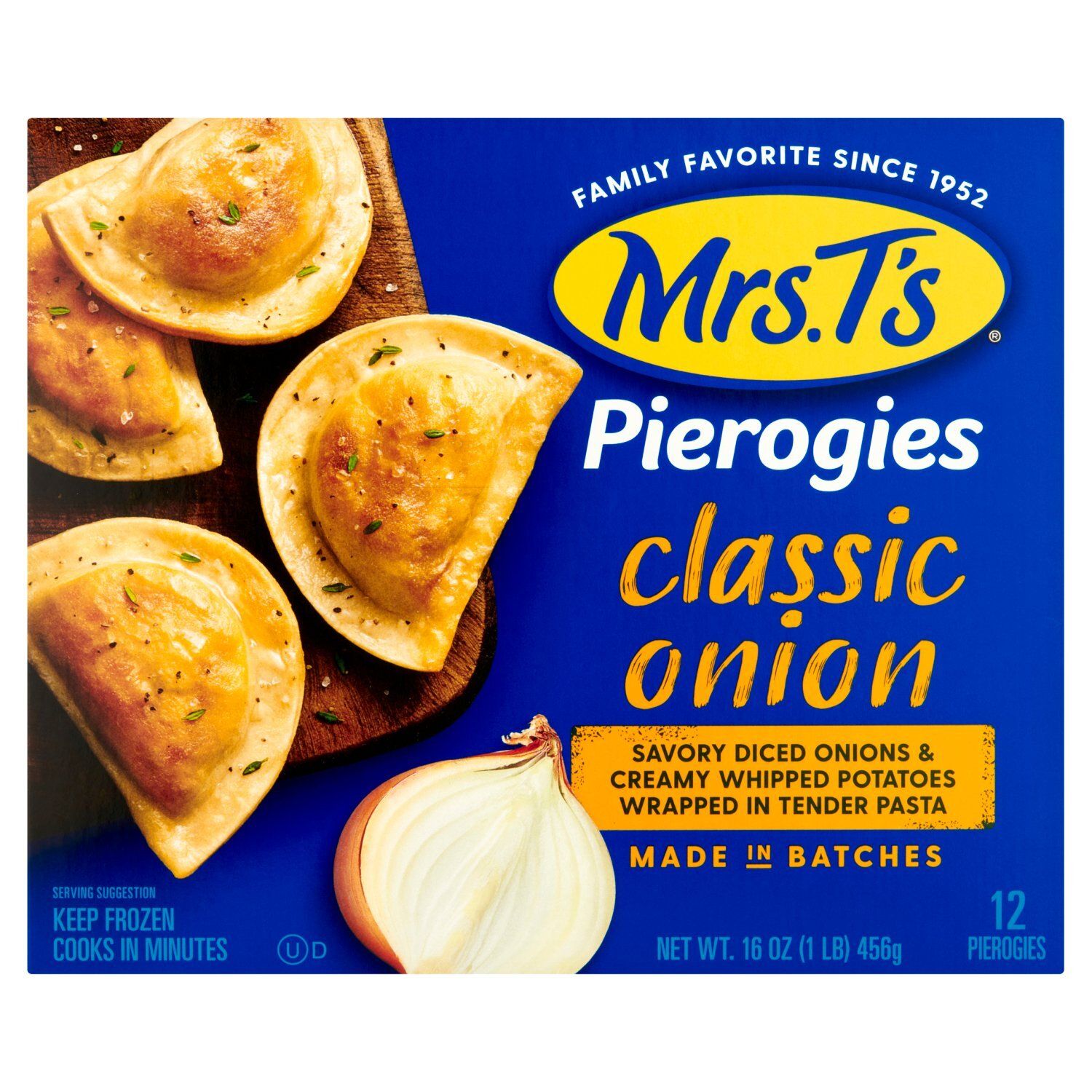 Mrs. T&#39;s Classic Onion Pierogies, 12 count, 16 oz
