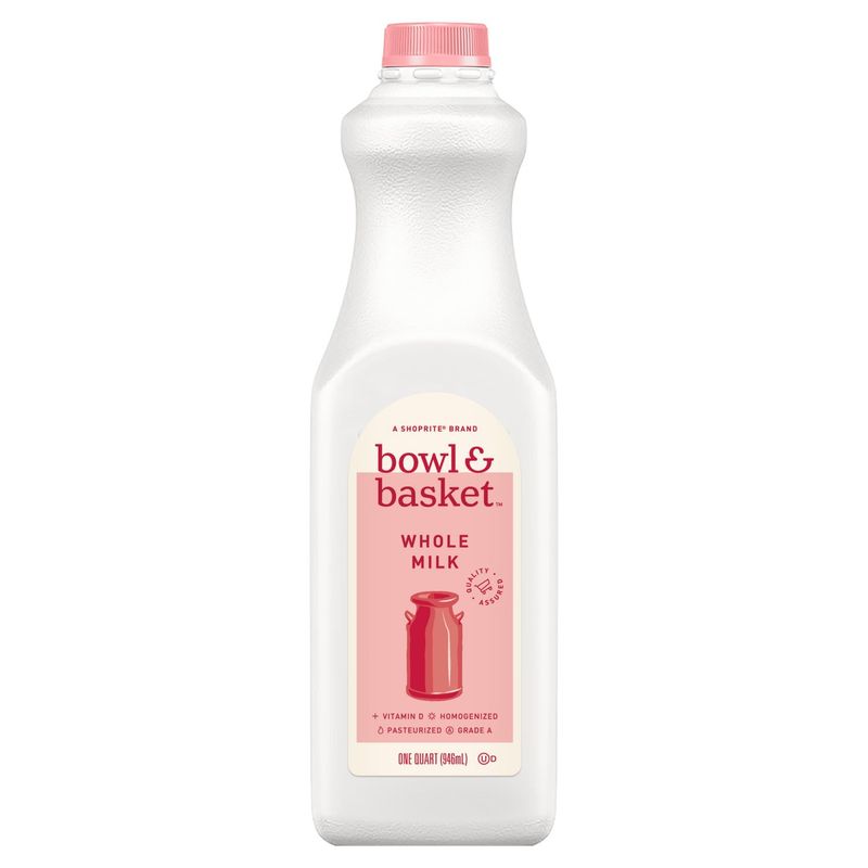 Bowl &amp; Basket Whole Milk, one quart