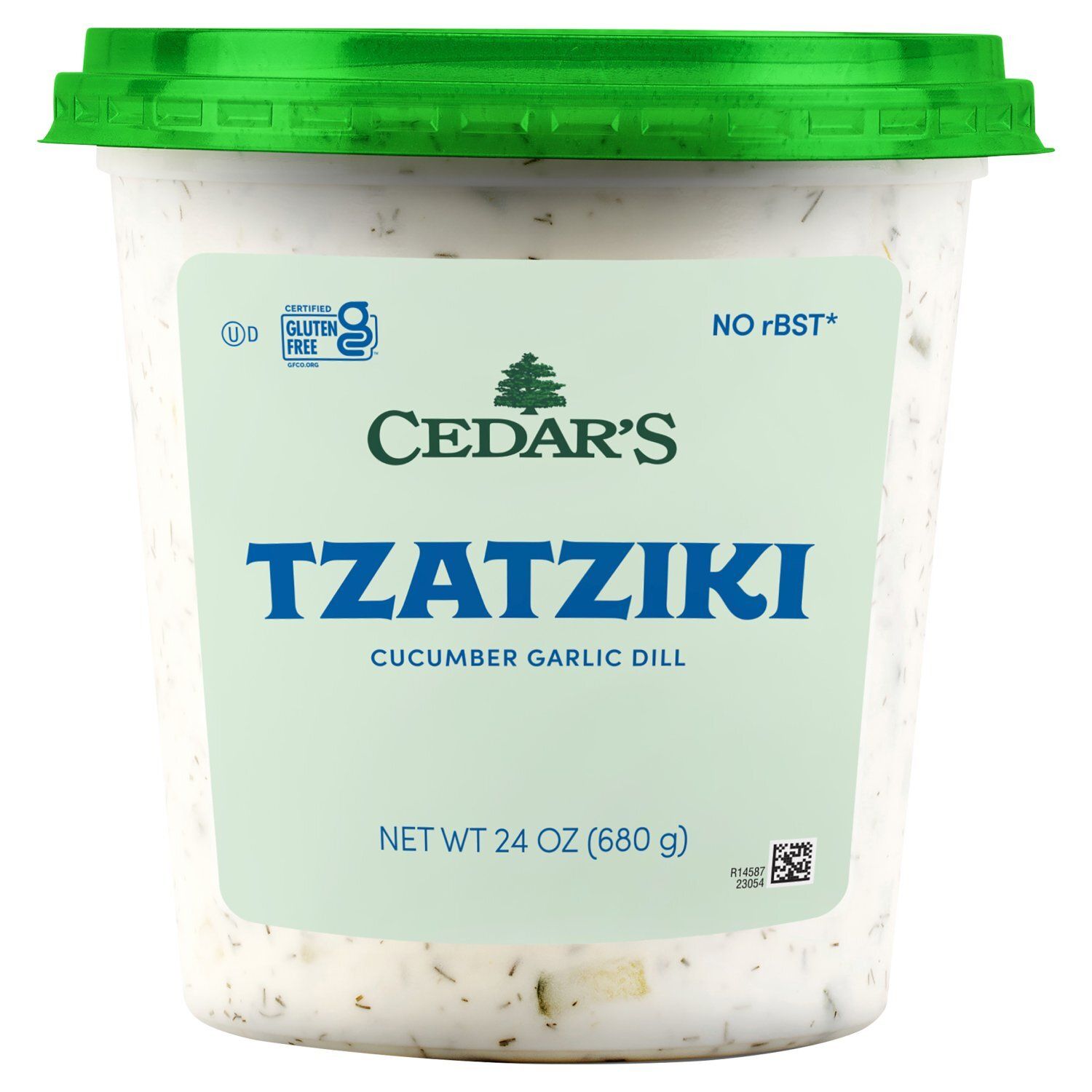 Cedar&#39;s Cucumber Garlic Dill Tzatziki, 24 oz