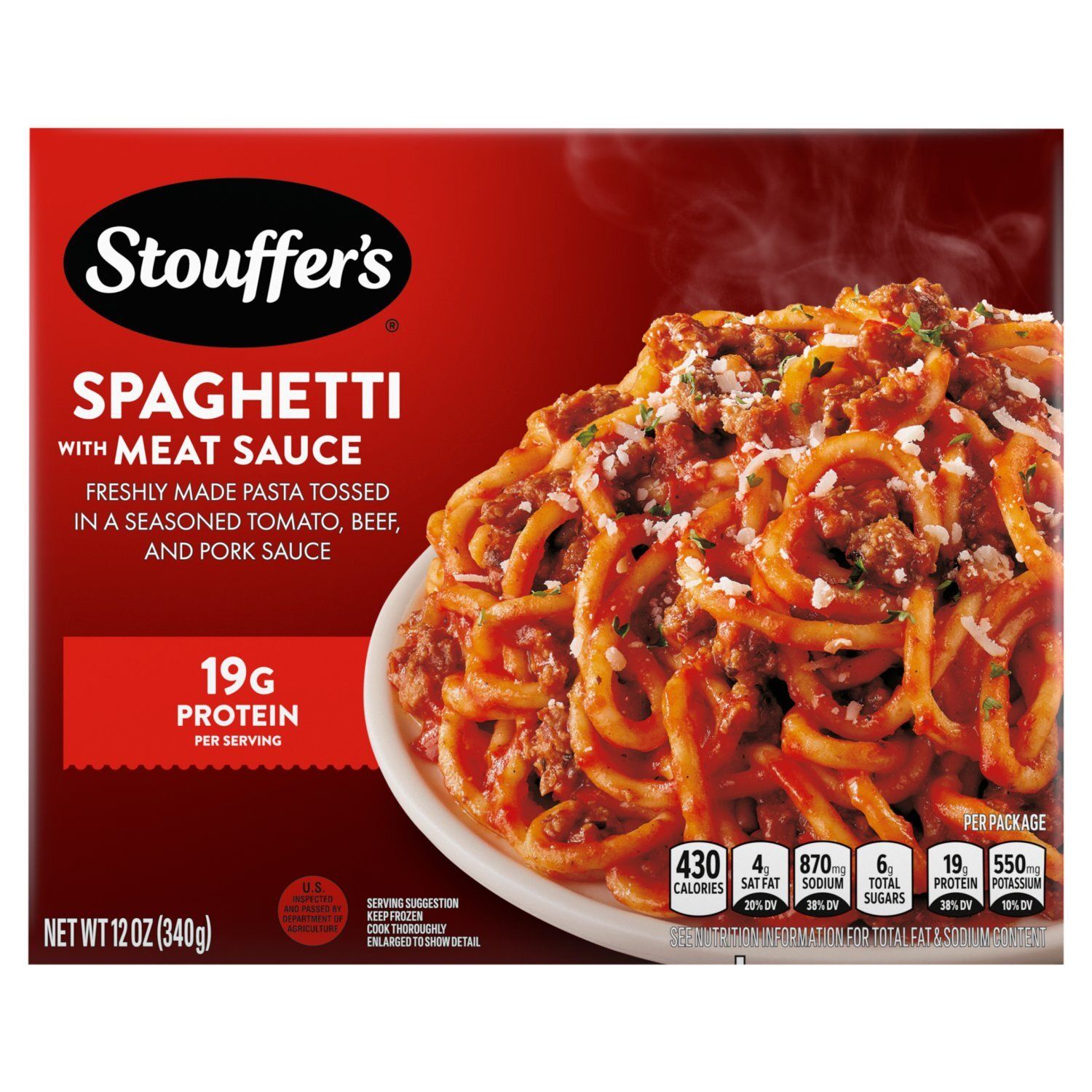 Stouffer&#39;s Spaghetti with Meat Sauce, 12 oz