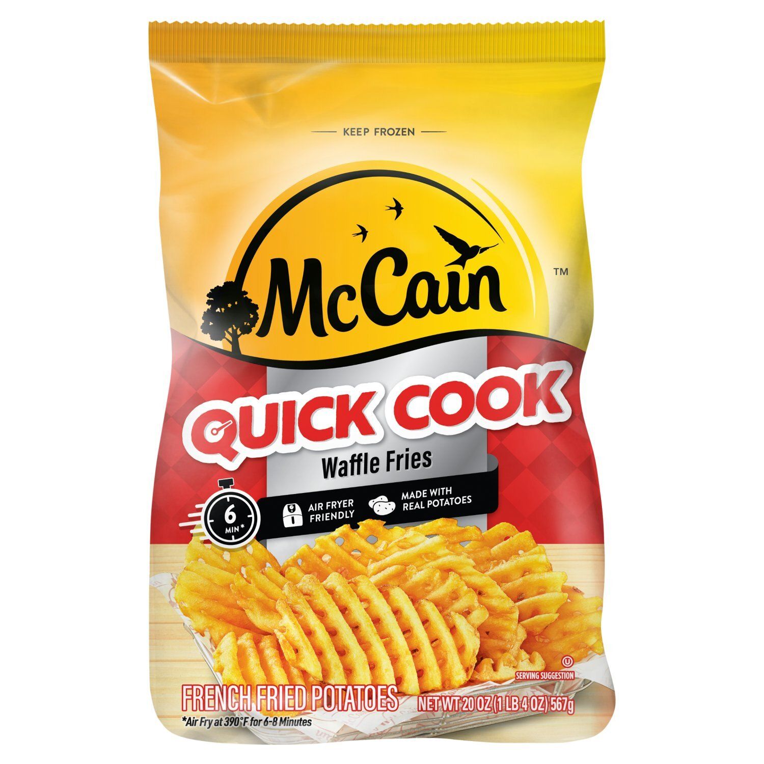 McCain Quick Cook Waffle French Fried Potatoes, 20 oz