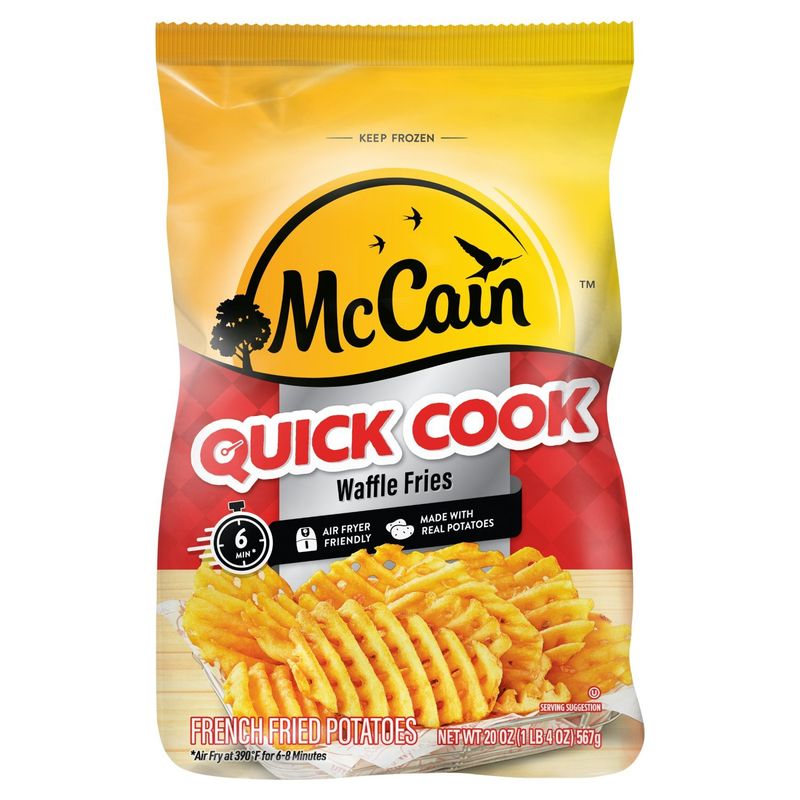 McCain Quick Cook Waffle French Fried Potatoes, 20 oz