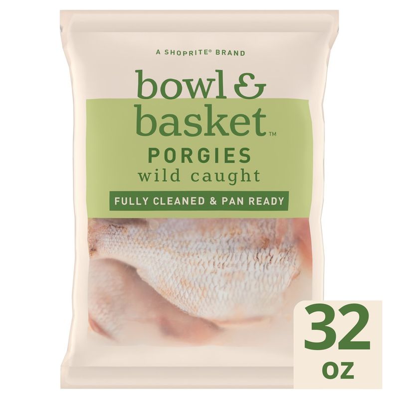 Bowl &amp; Basket Wild Caught Porgies, 32 oz