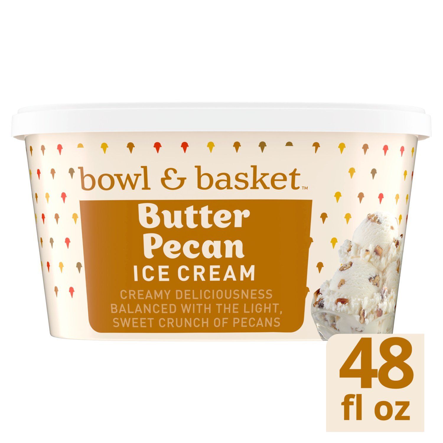 Bowl &amp; Basket Butter Pecan Ice Cream, 1.5 qt