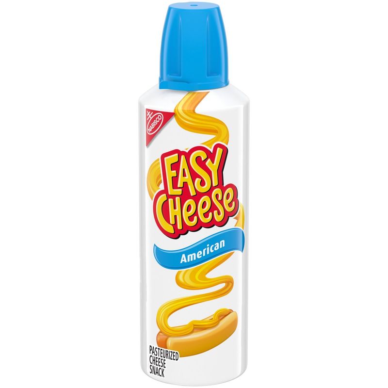 Nabisco Easy Cheese American Pasteurized Cheese Snack, 8 oz