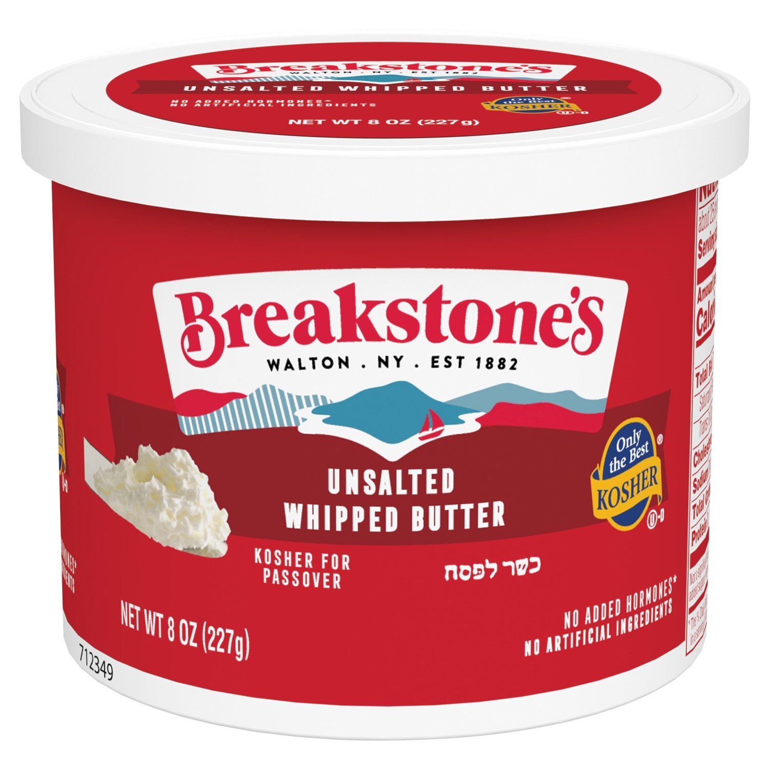 Breakstone&#39;s Unsalted Whipped Butter, 8 oz