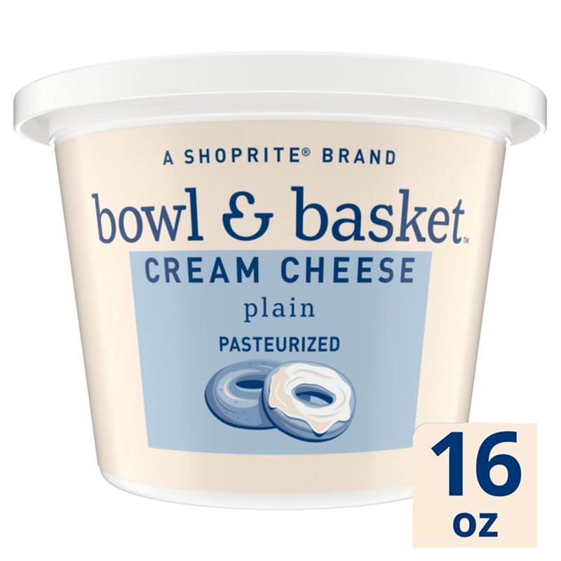 Bowl &amp; Basket Plain Cream Cheese, 16 oz