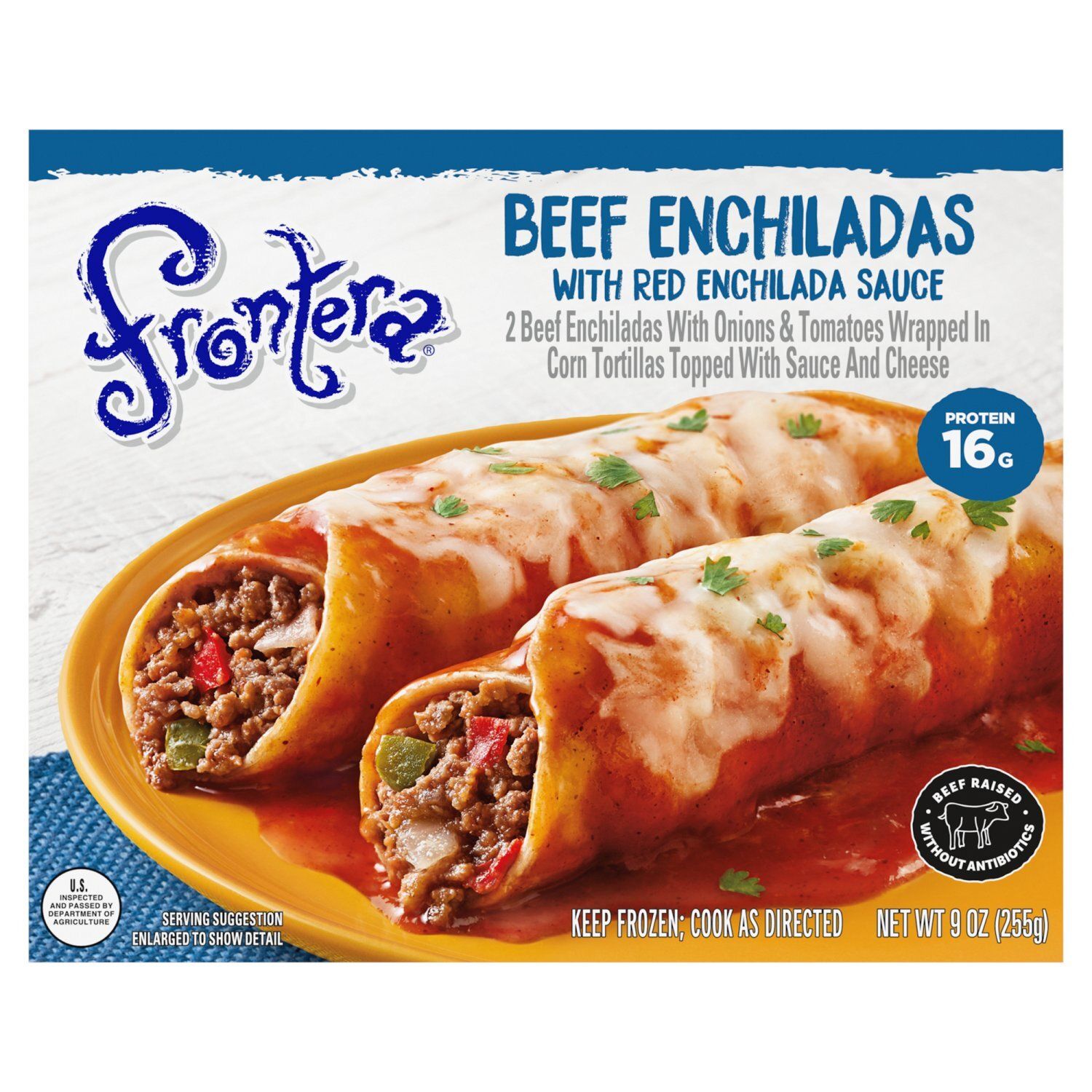 Frontera Beef Enchiladas with Red Enchilada Sauce, 9 oz
