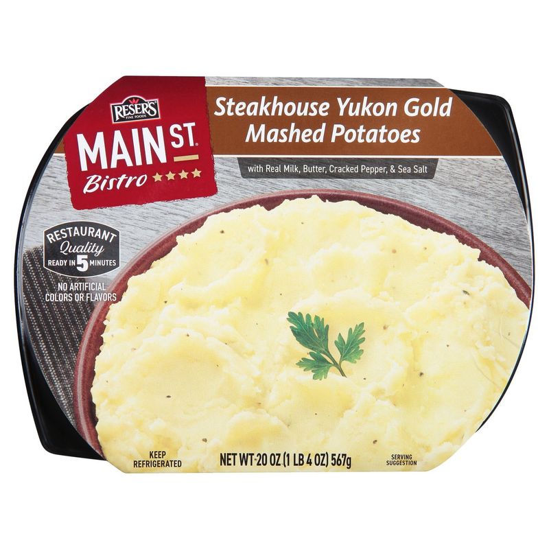 Reser&#39;s Fine Foods Main St Bistro Steakhouse Yukon Gold Mashed Potatoes, 20 oz