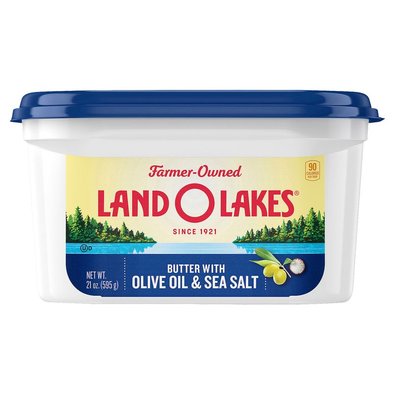 Land O Lakes Butter with Olive Oil &amp; Sea Salt, 21 oz