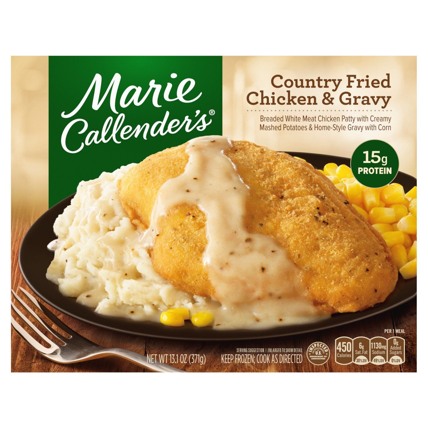 Marie Callender&#39;s Country Fried Chicken &amp; Gravy, 13.1 oz