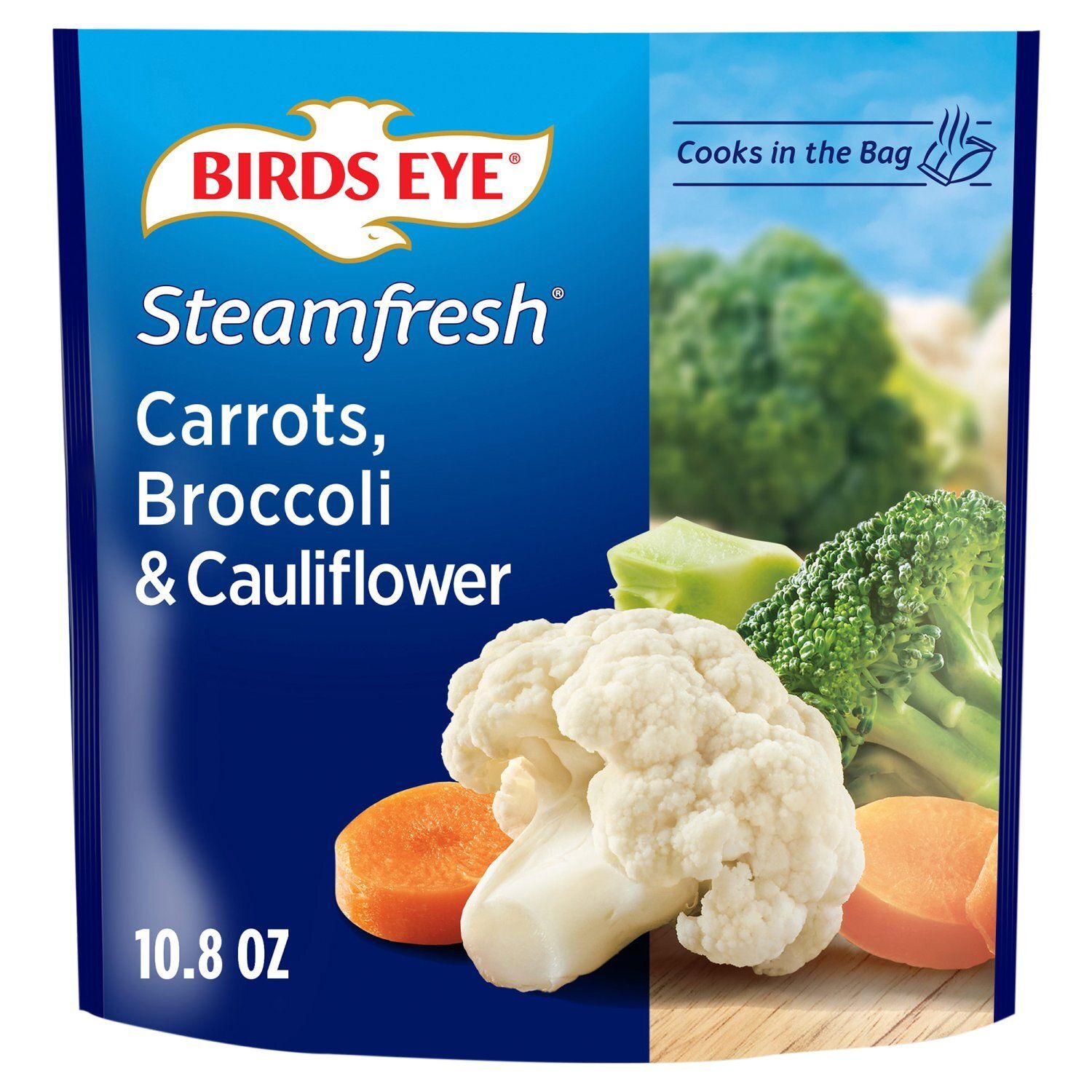 Birds Eye Steamfresh Carrots, Broccoli &amp; Cauliflower, 10.8 oz