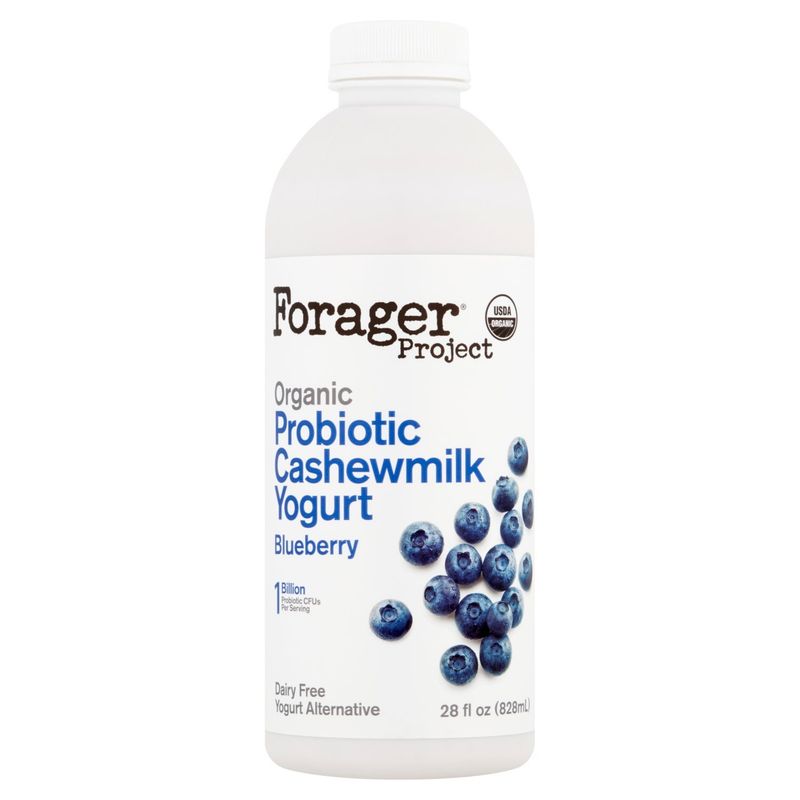 Forager Project Organic Blueberry Probiotic Cashewmilk Dairy Free Yogurt Alternative, 28 fl oz