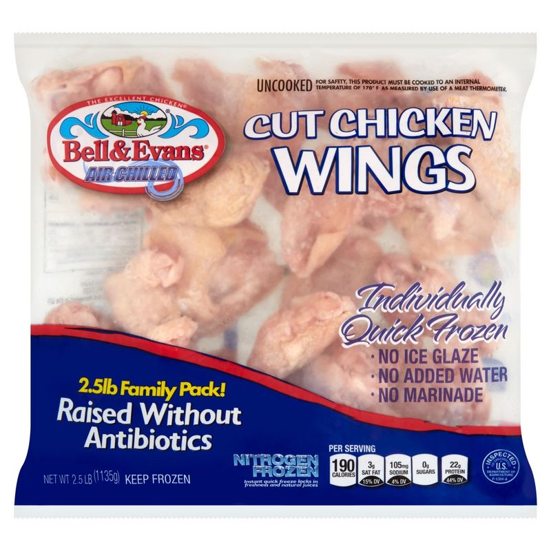 Bell &amp; Evans Cut Chicken Wings Family Pack!, 2.5 lb