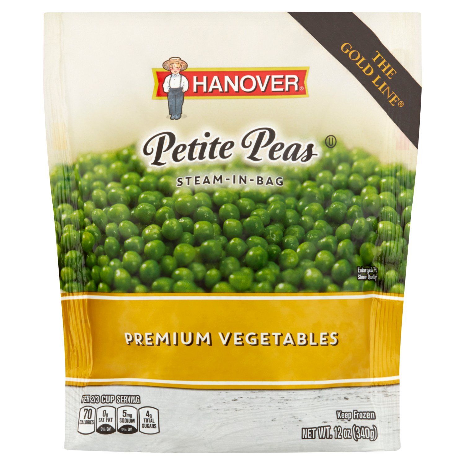 Hanover Premium Vegetables Petite Peas, 12 oz