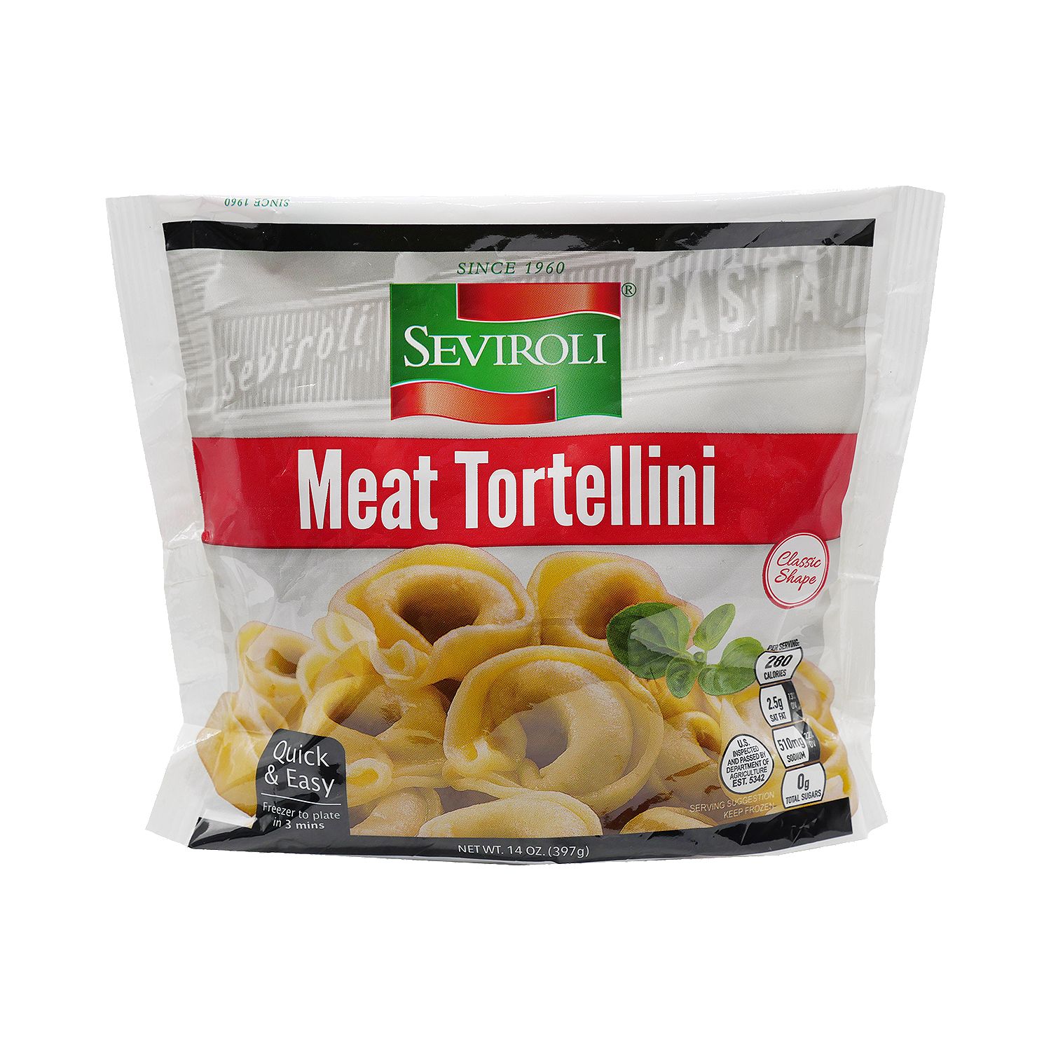 Seviroli Tortellini - With Meat, 14 oz